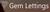 Gem Lettings Logo